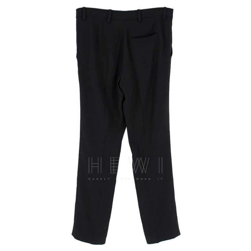 Vanessa Bruno Black Crepe Tailored Trousers