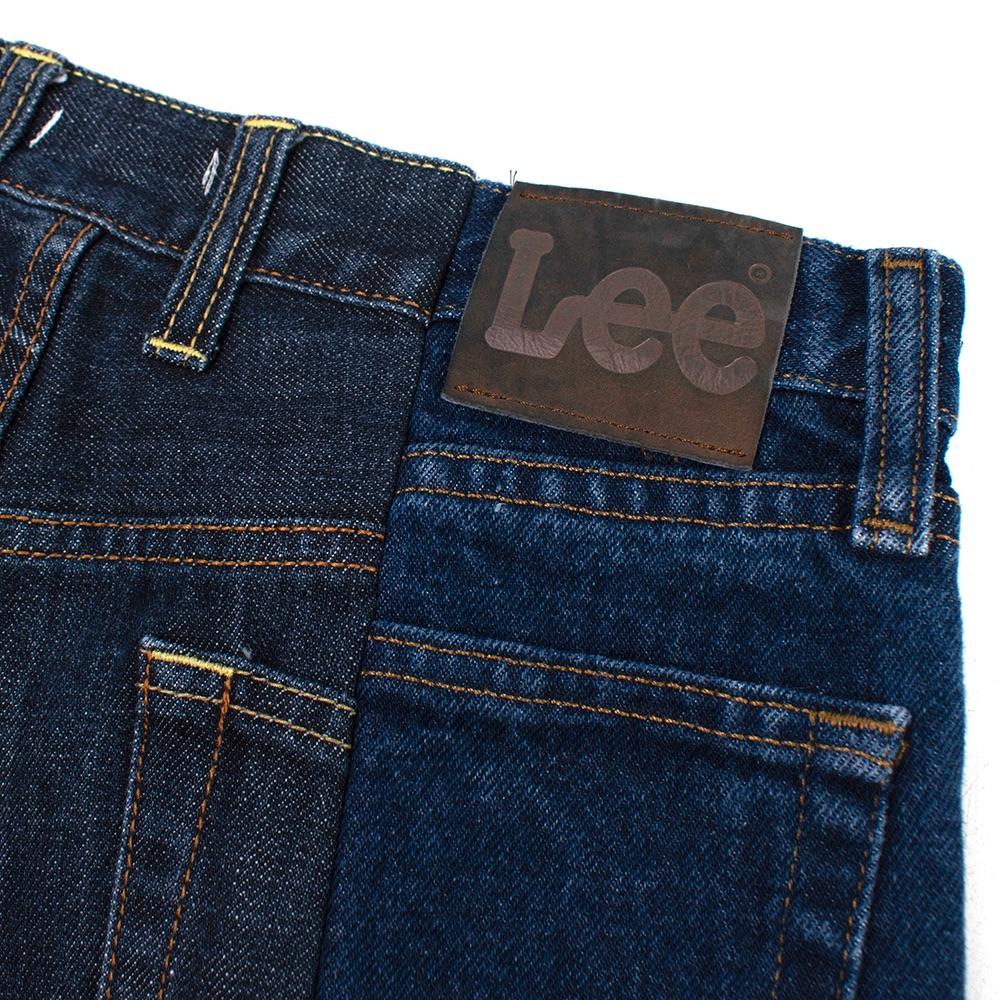 ELV Denim Distressed Two-tone Jeans