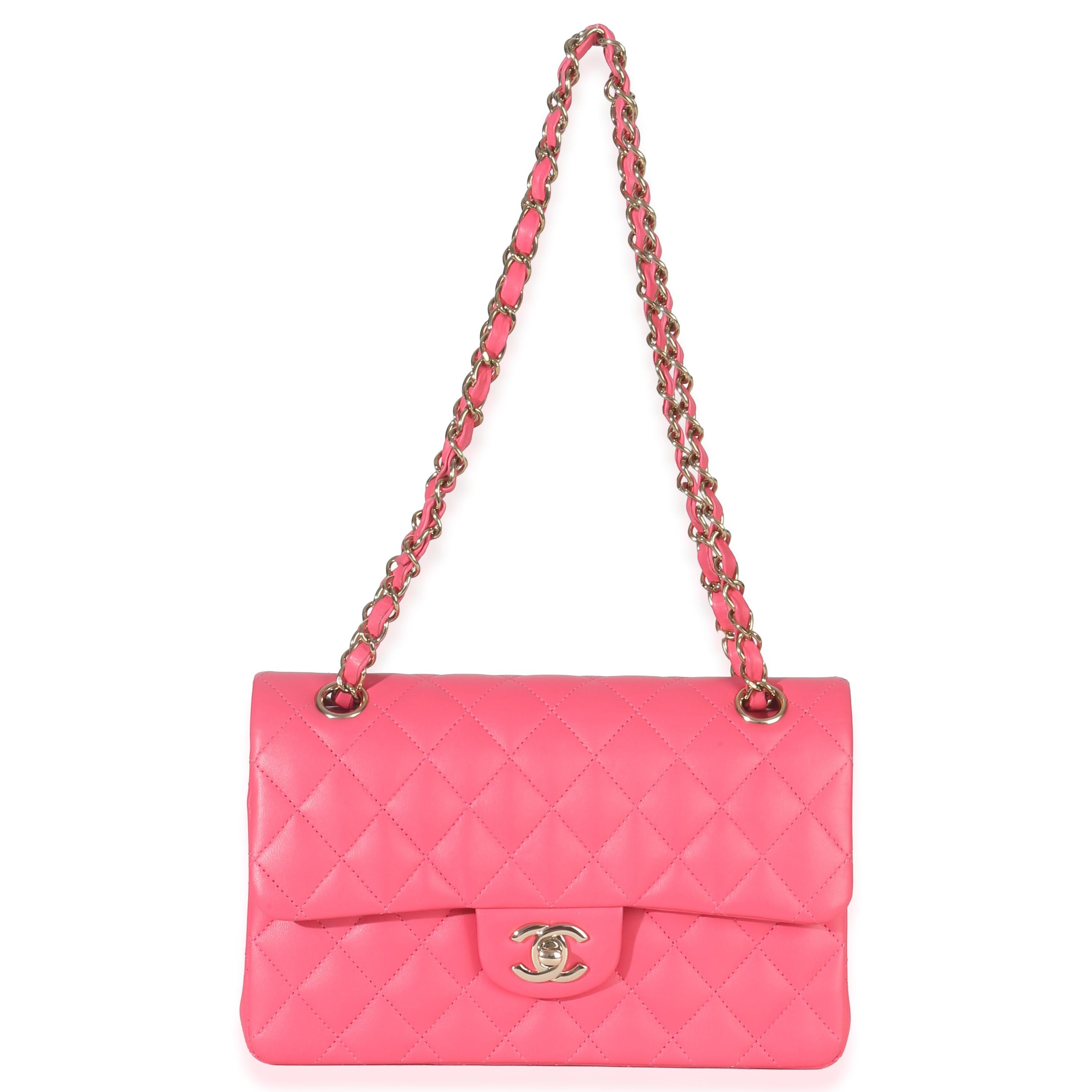 Chanel Quilted Lambskin Small Classic Double Flap Bag