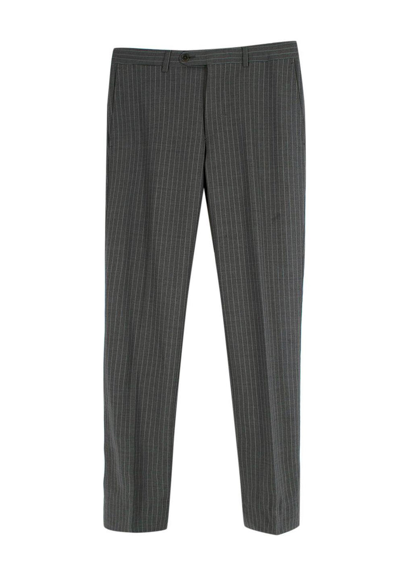 Ermenegildo Zegna Grey PinStripe Single Breasted Blazer and Trouser Suit