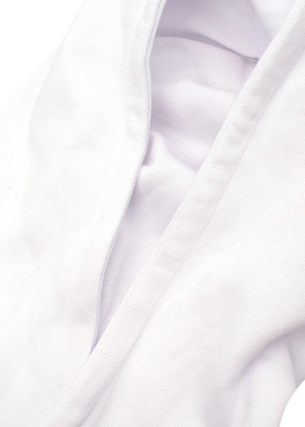 Kids 6A White Hooded Eye Sweatshirt