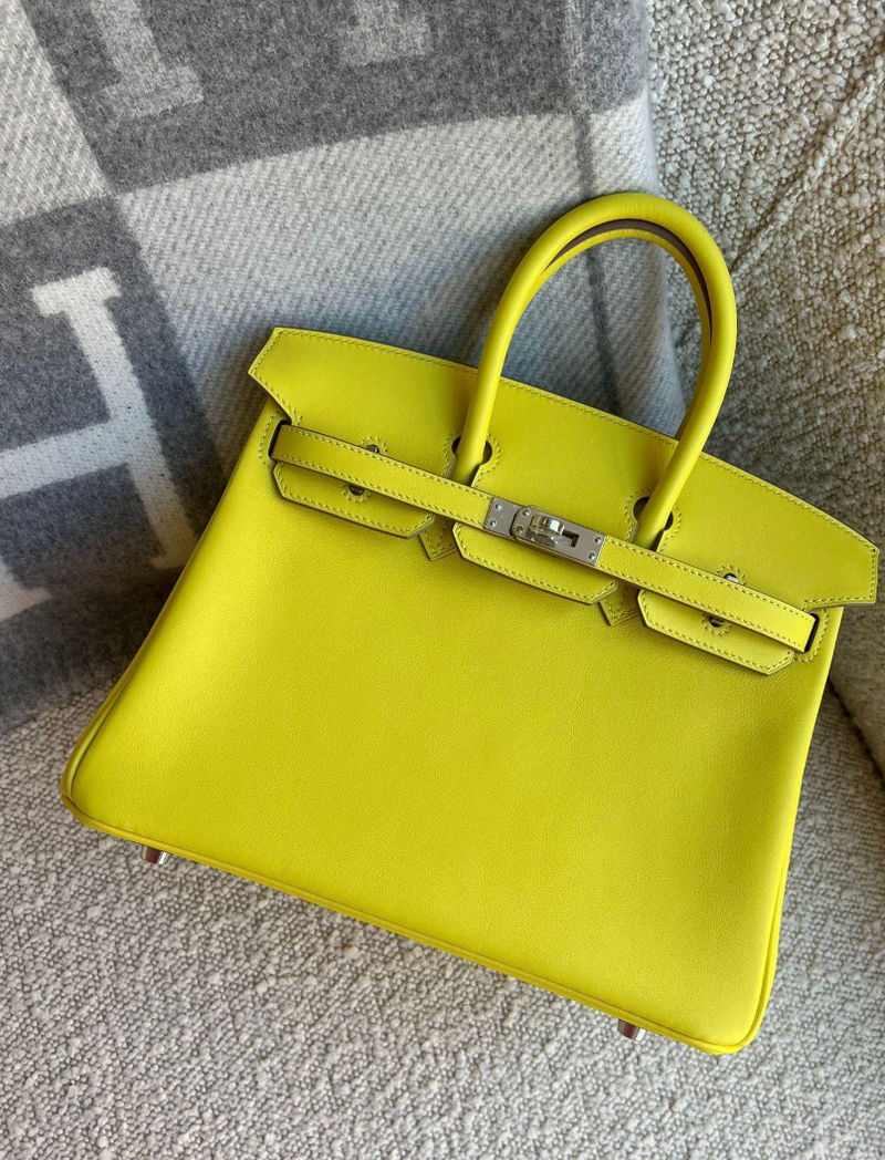 Hermes Lime Swift Birkin 25
