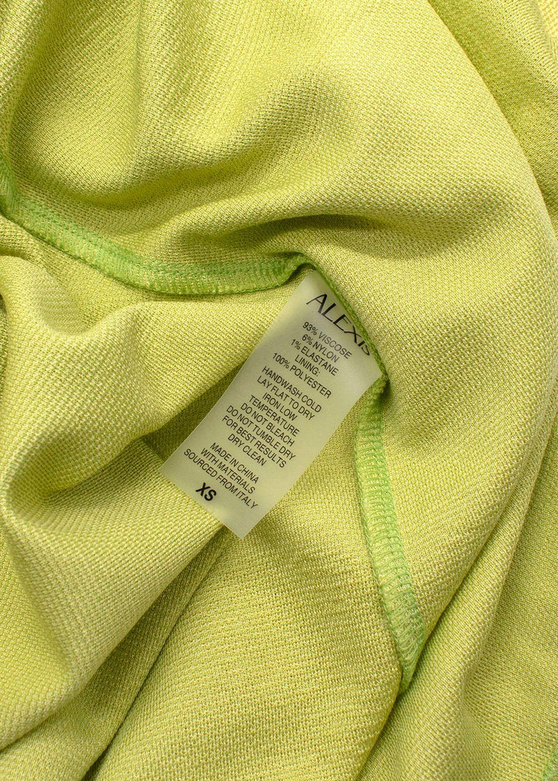 Alexis Lime Wave Serena Dress