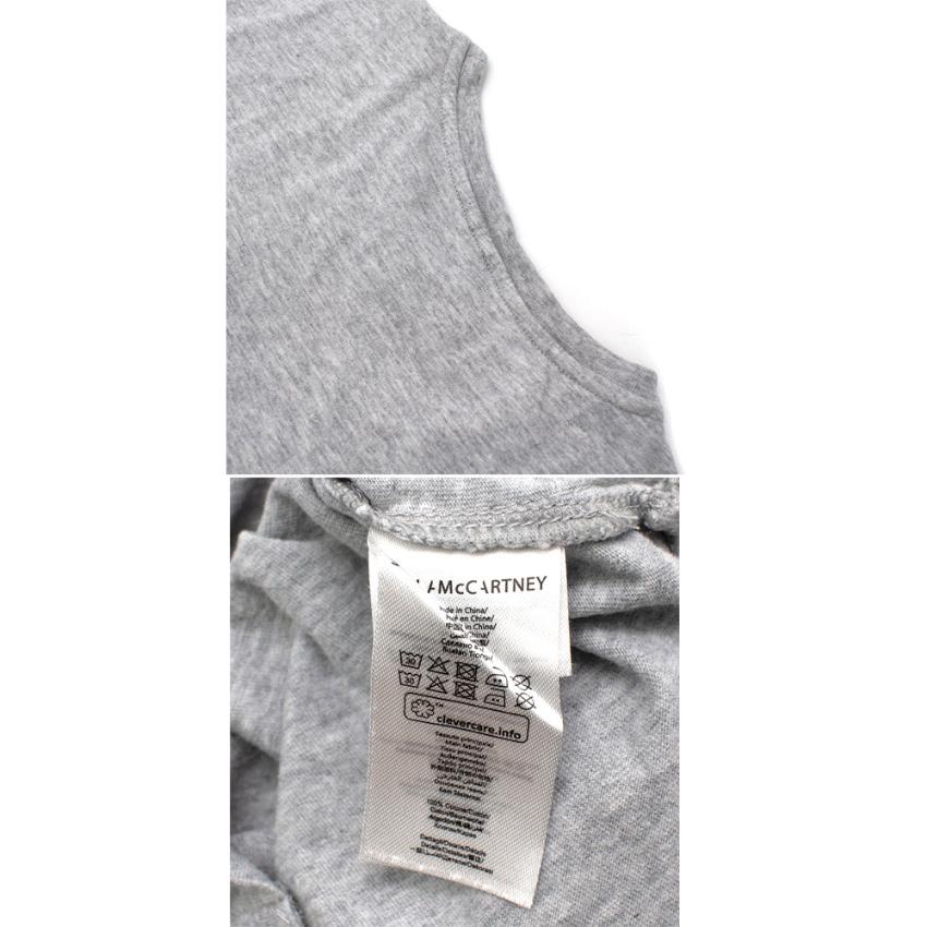 Stella McCartney Grey Cotton Rainbow Details T-shirt & Shorts Set
