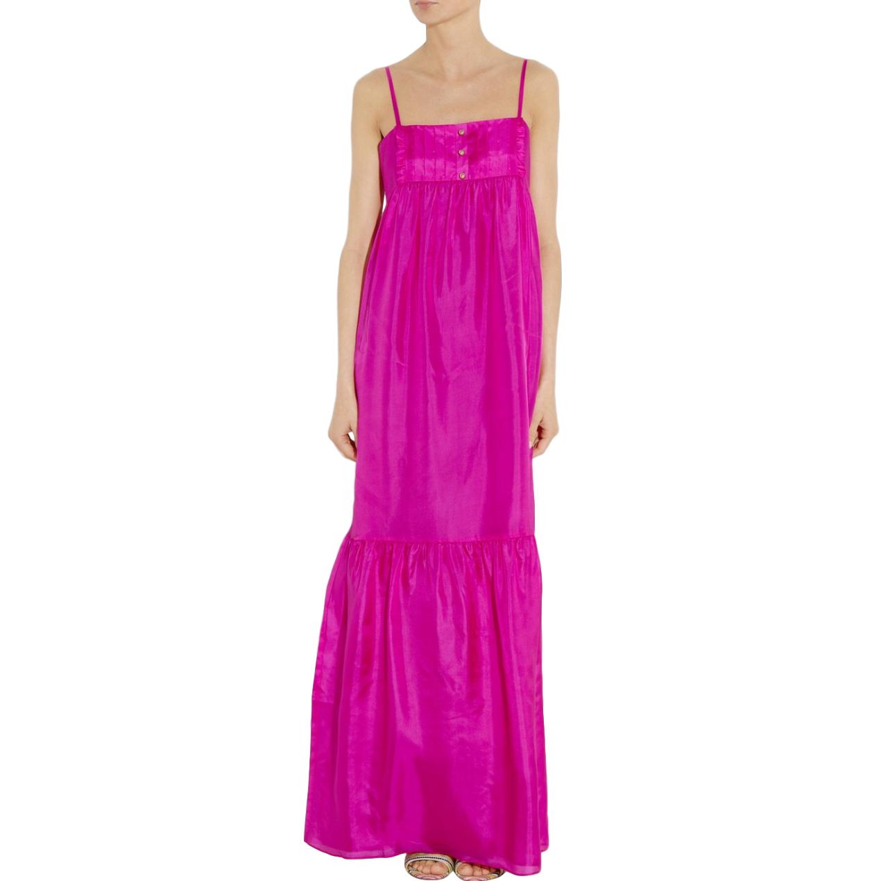Alice by Temperley Lavender Maxi Silk Dress