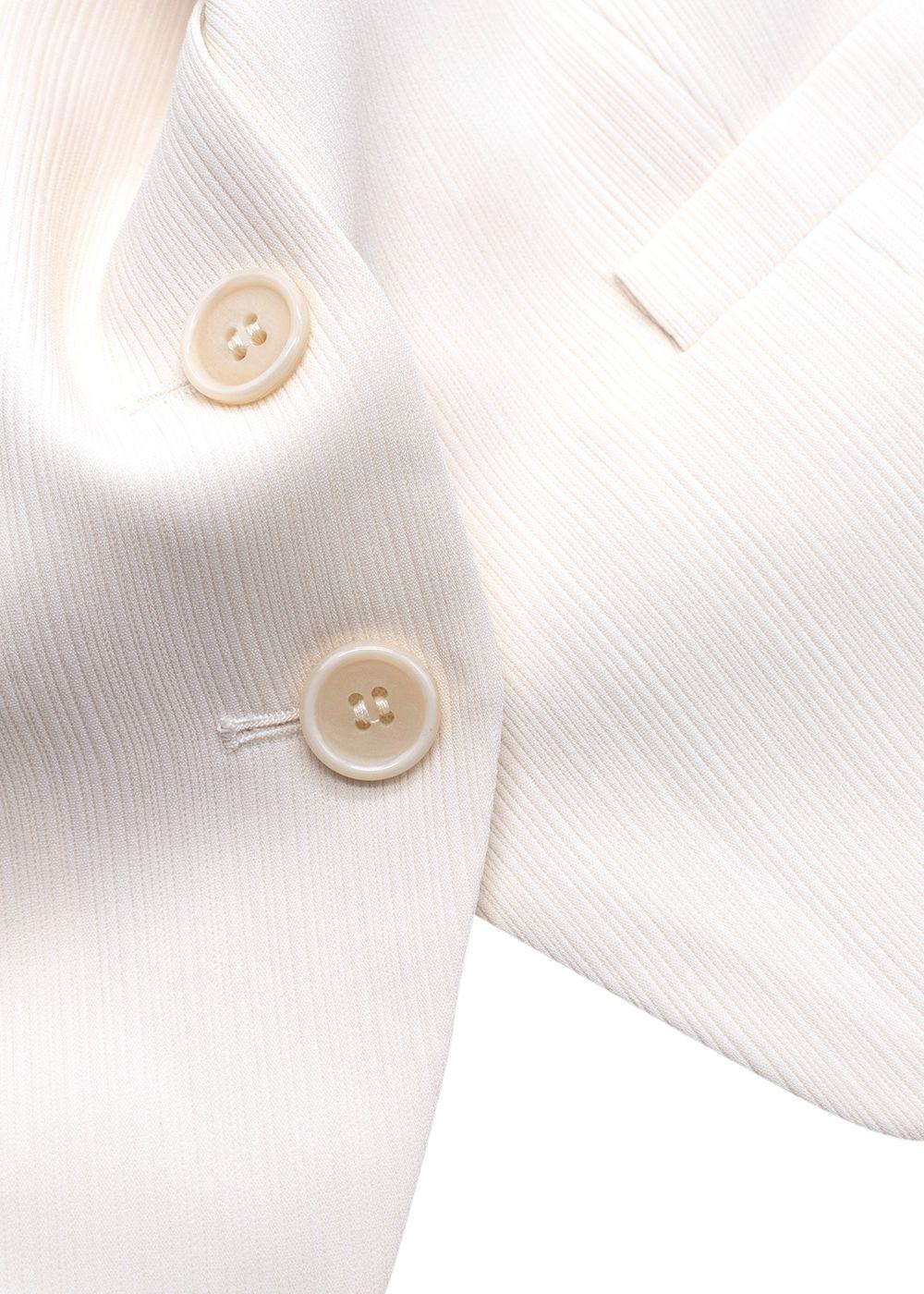 Theory Cream Admiral Stripe Waistcoat