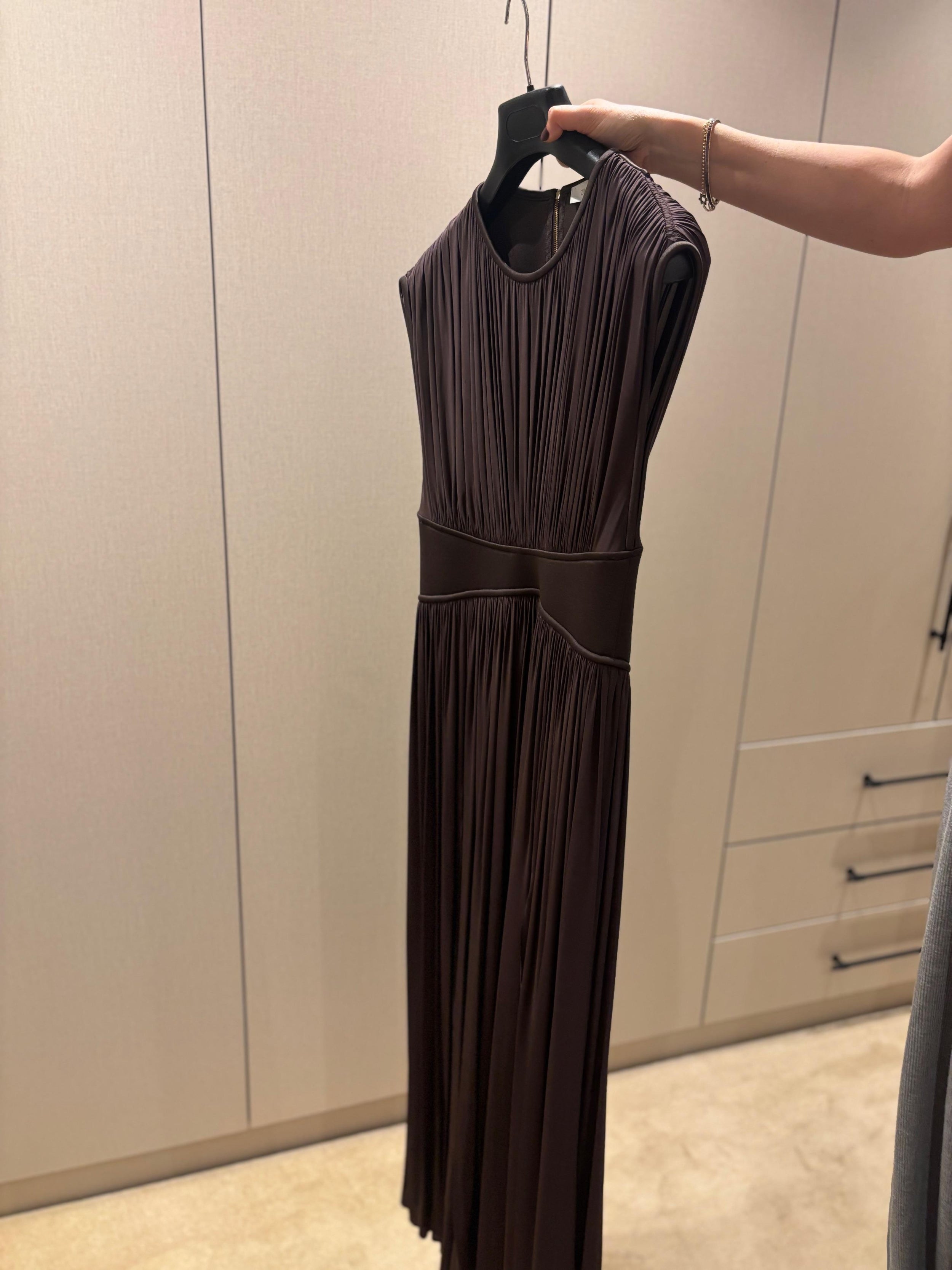 Zimmermann Brown Stretch Evening Dress