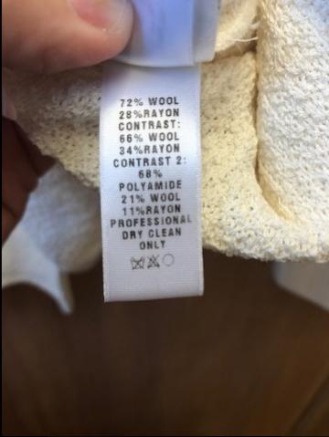 St John Cream Knit Jacket