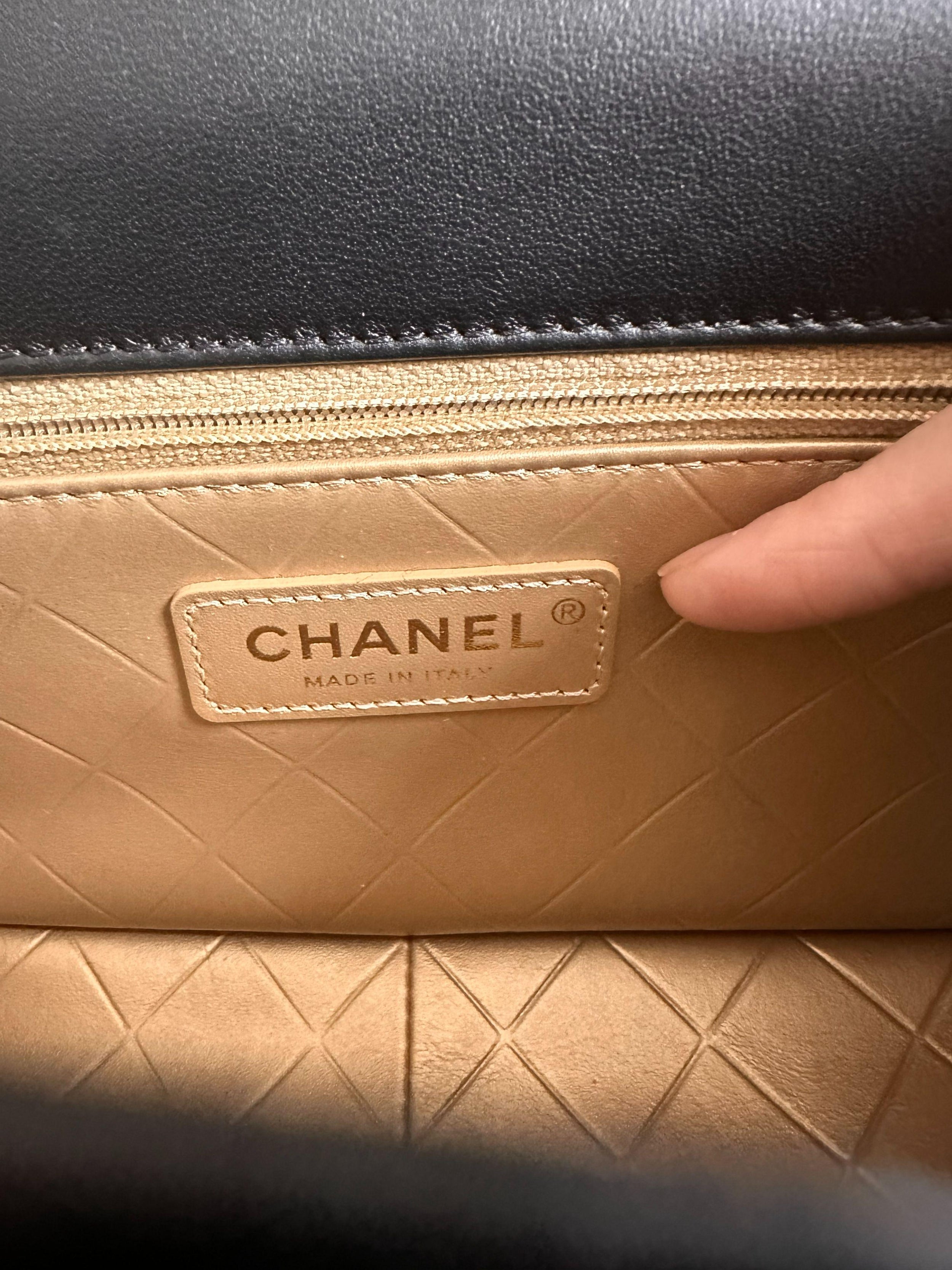 Chanel Collectible Embellished Black Quilted Flap Bag