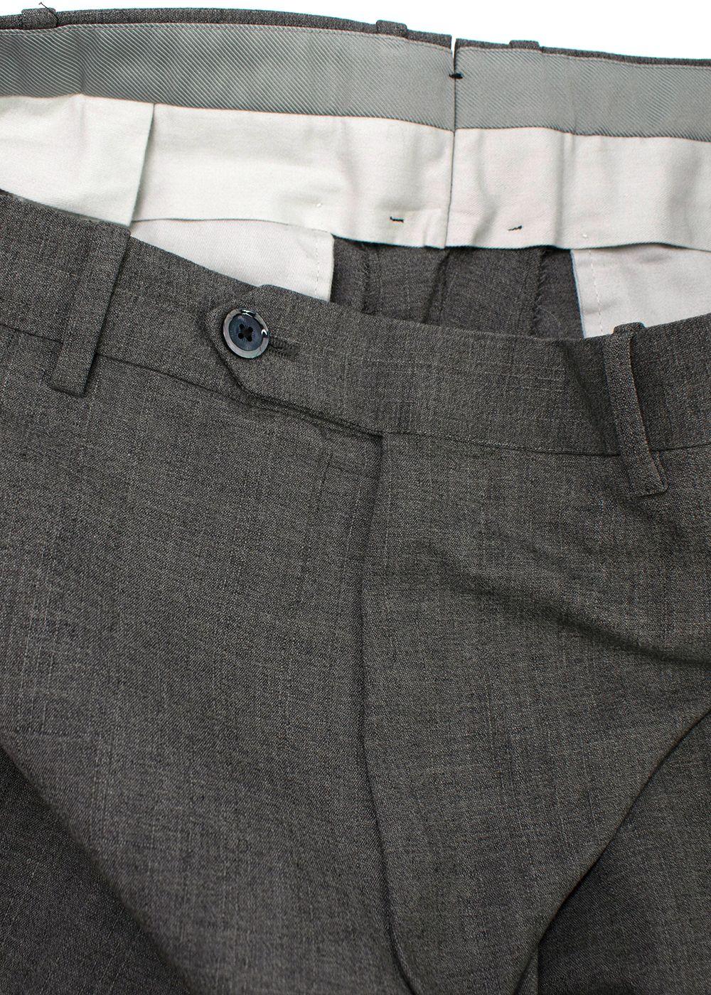 Caruso Grey Double Breasted Suit