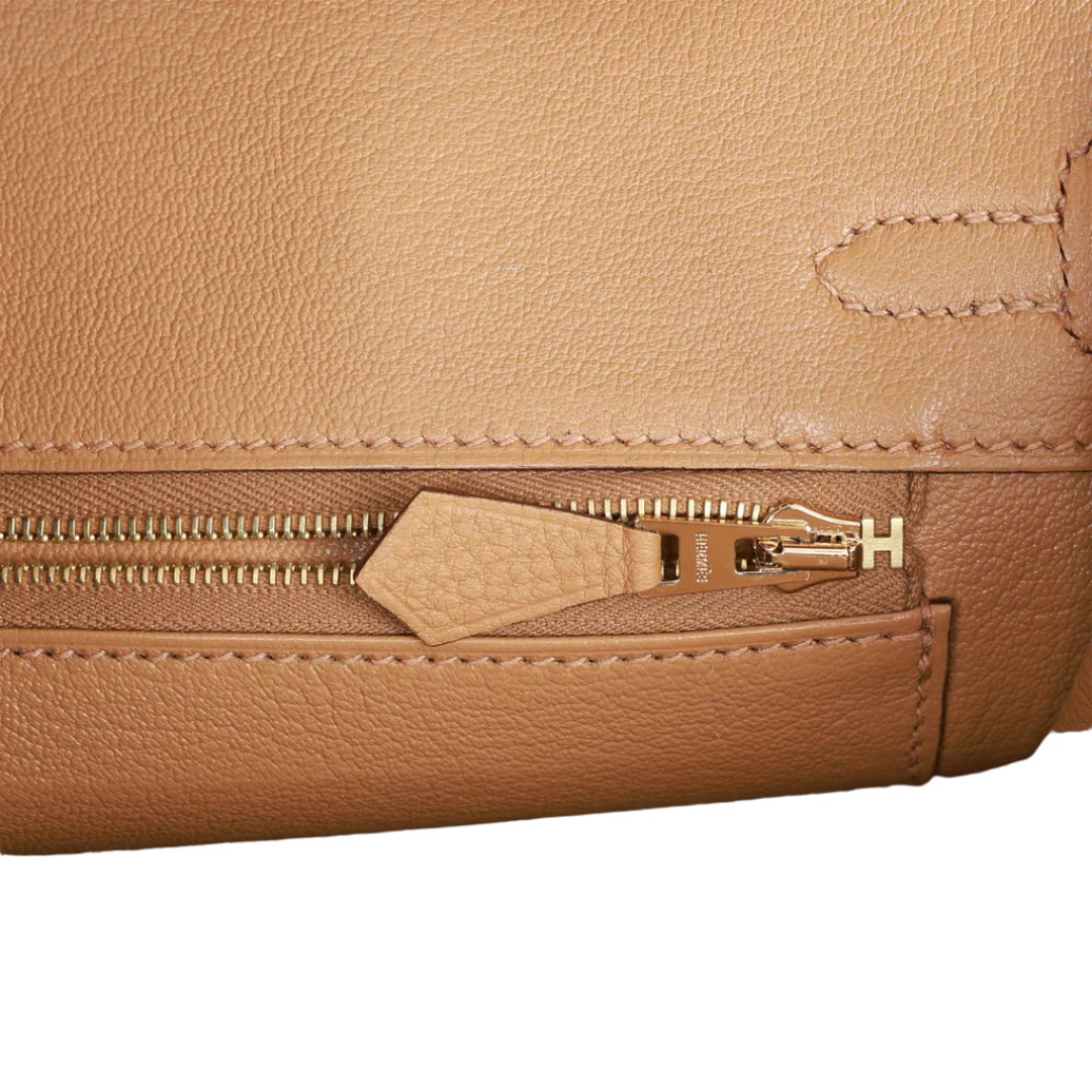 Hermès Birkin 25cm Togo Biscuit Gold Hardware