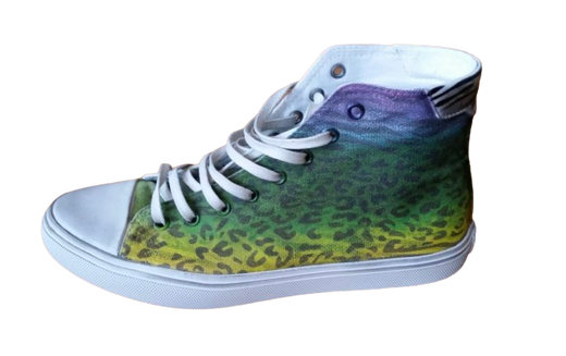 Saint Laurent Multicoloured Leopard Print Sneakers
