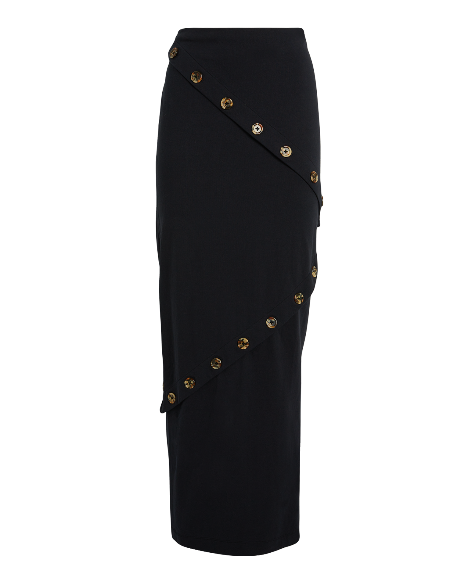 A.W.A.K.E. Mode Buttoned Pencil Skirt