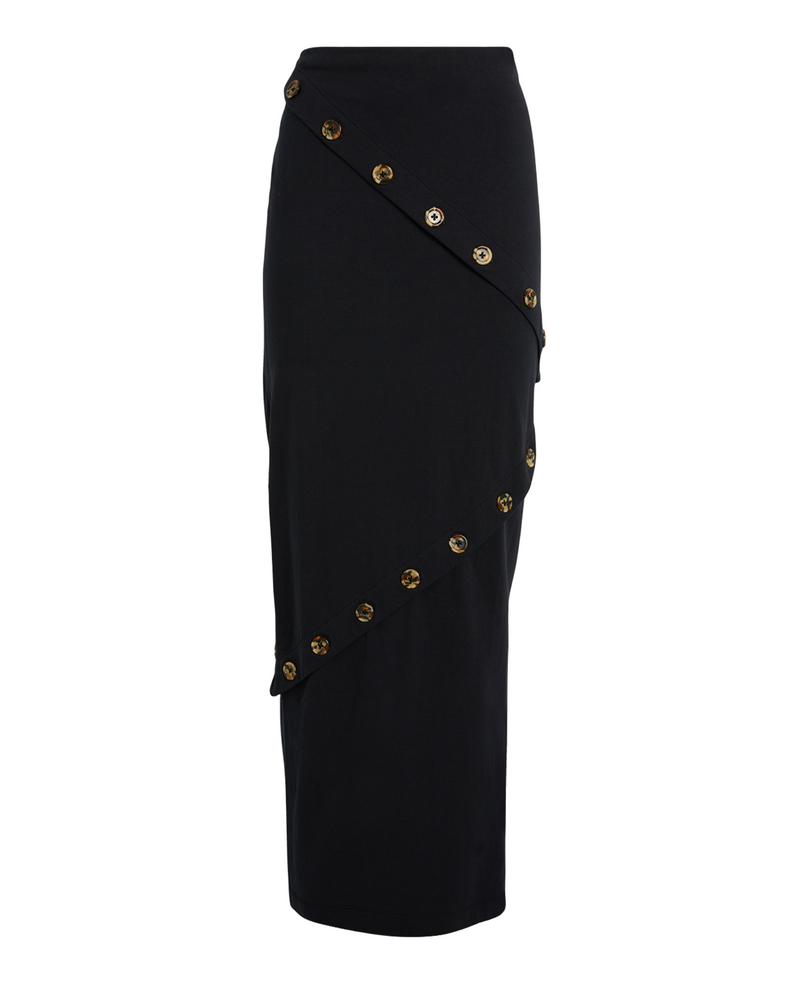 A.W.A.K.E. Mode Buttoned Pencil Skirt