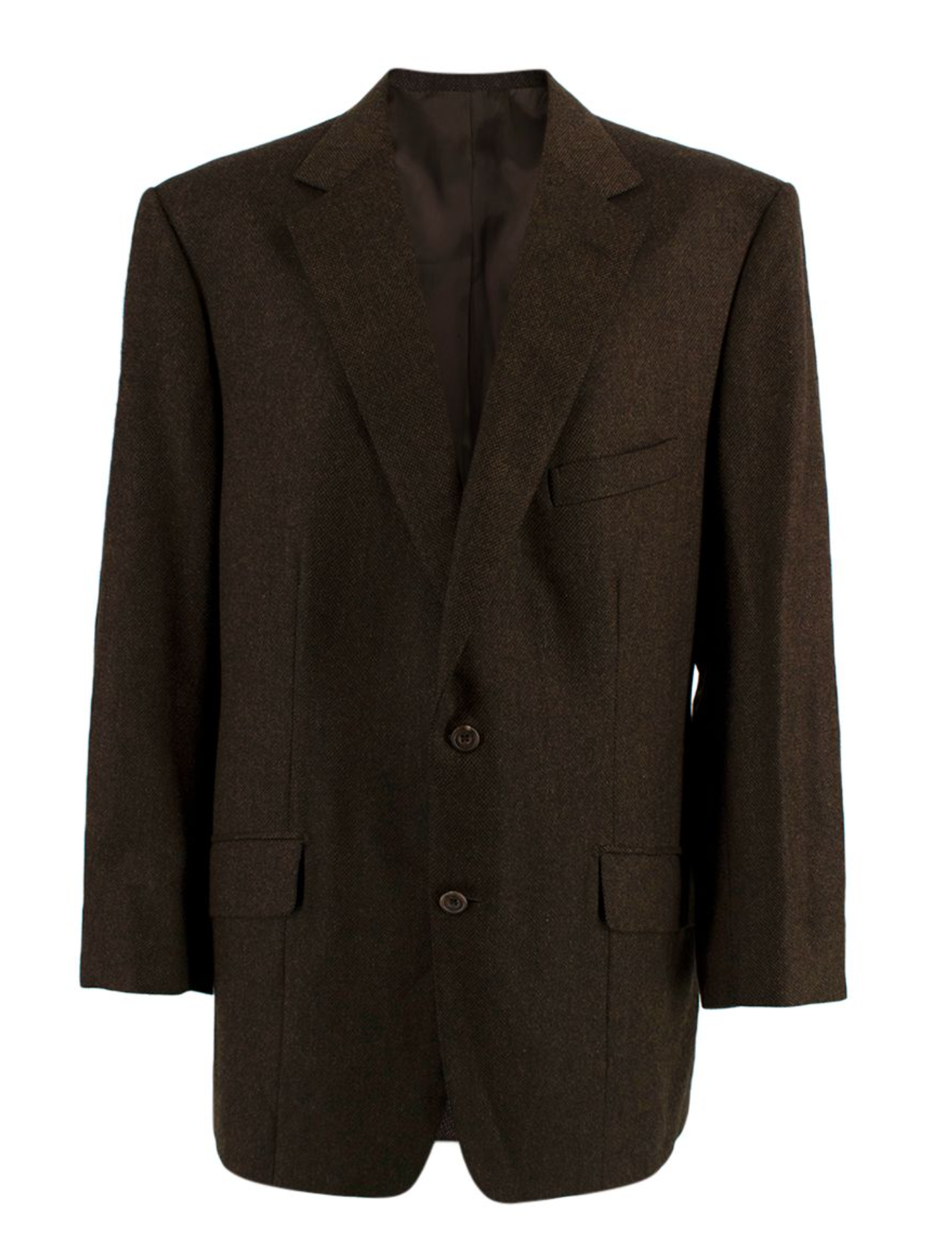 Kilgour Bespoke Tailored Brown Wool Blazer