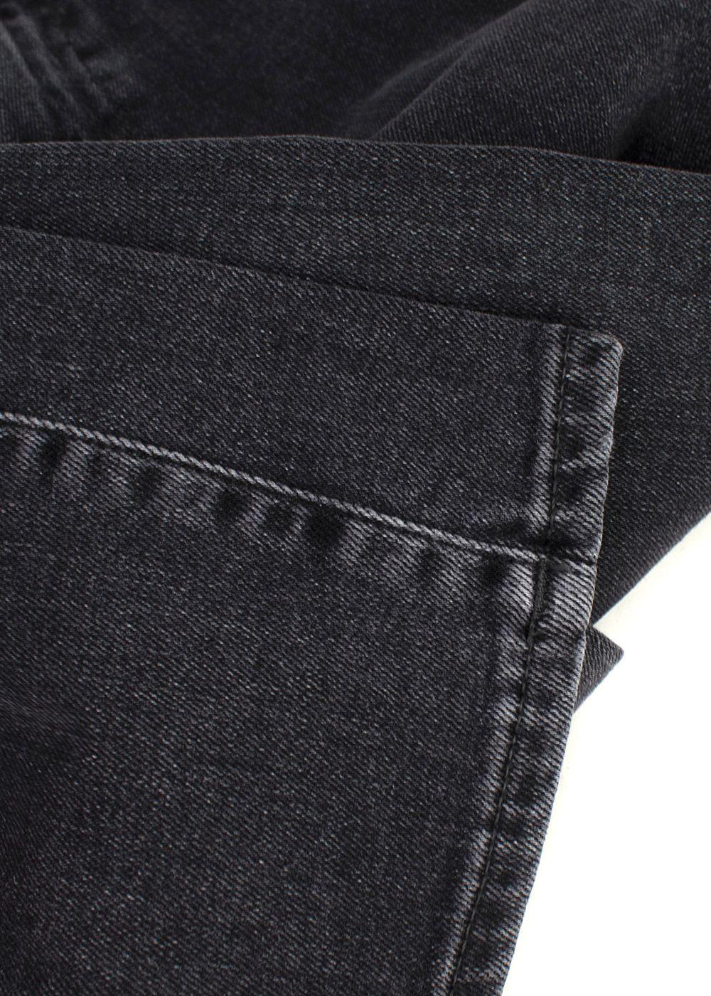 Toteme Washed Black Twisted Seam Jeans