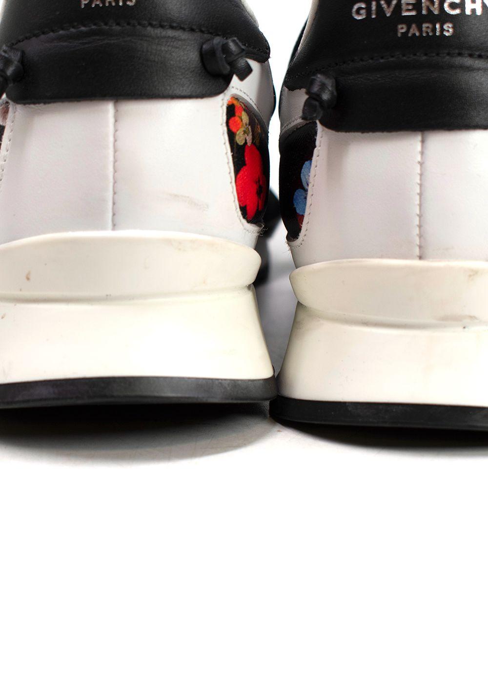 Givenchy Black Floral Runner Sneakers