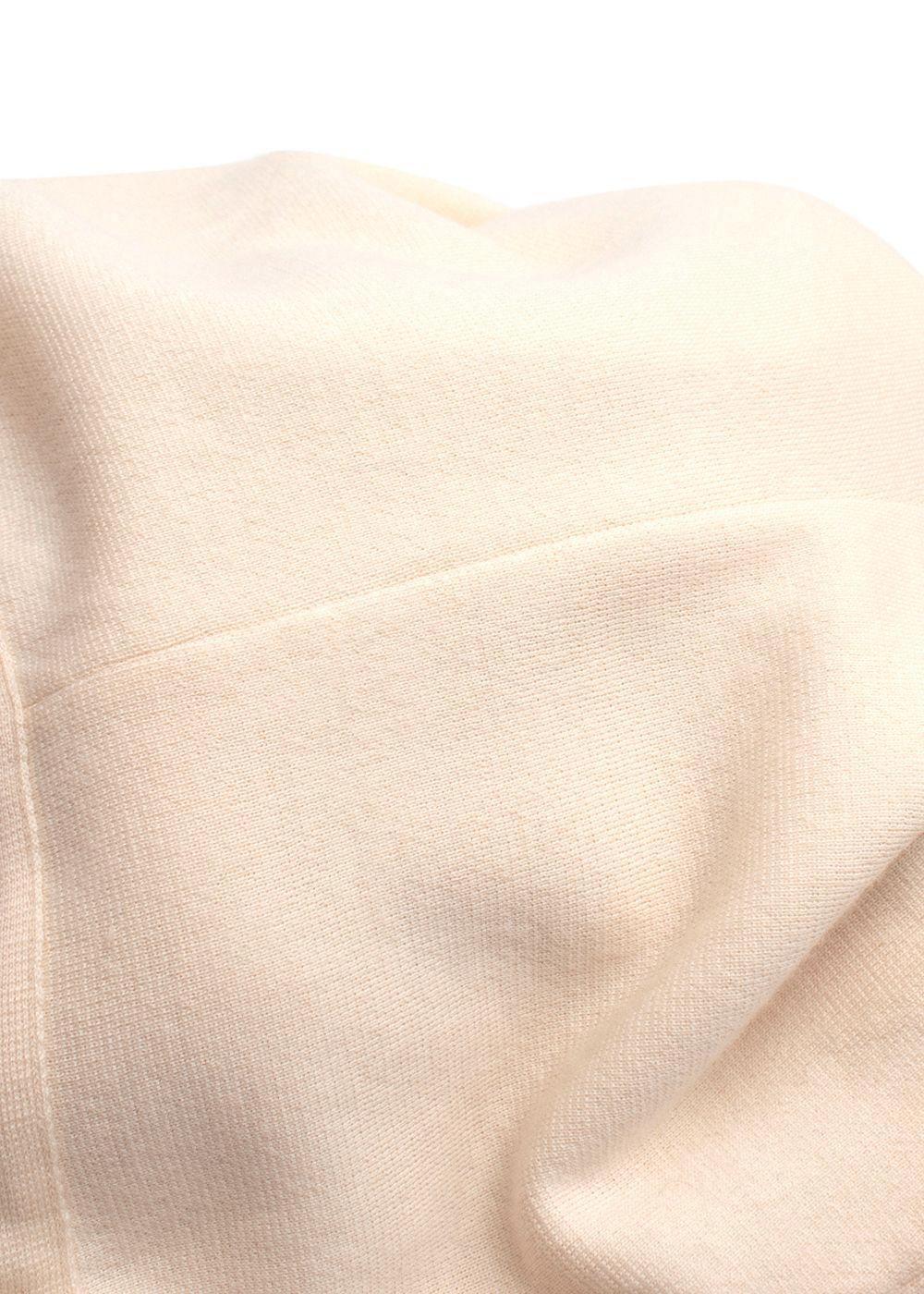 Oscar De La Renta Beige Knit Trousers