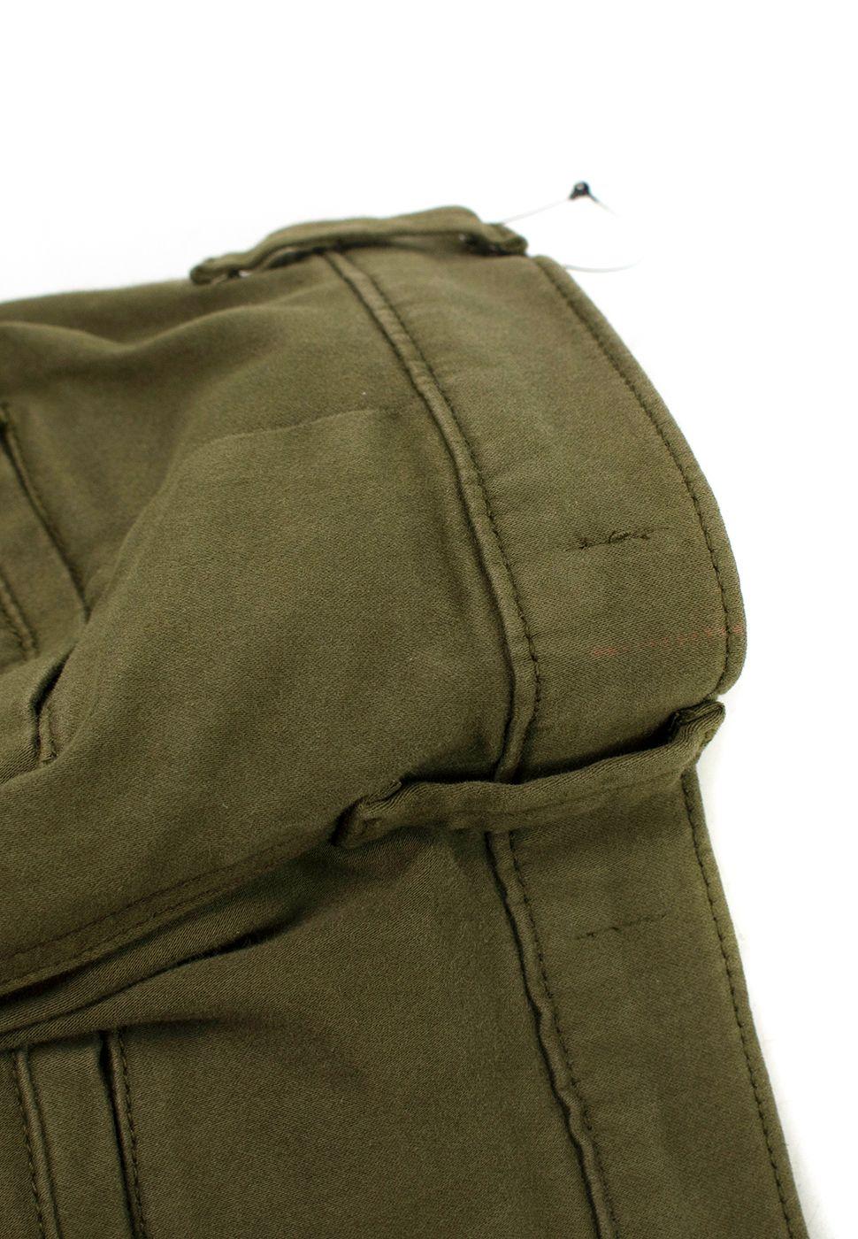 J Brand Khaki Arkin  Ankle Zip Trousers