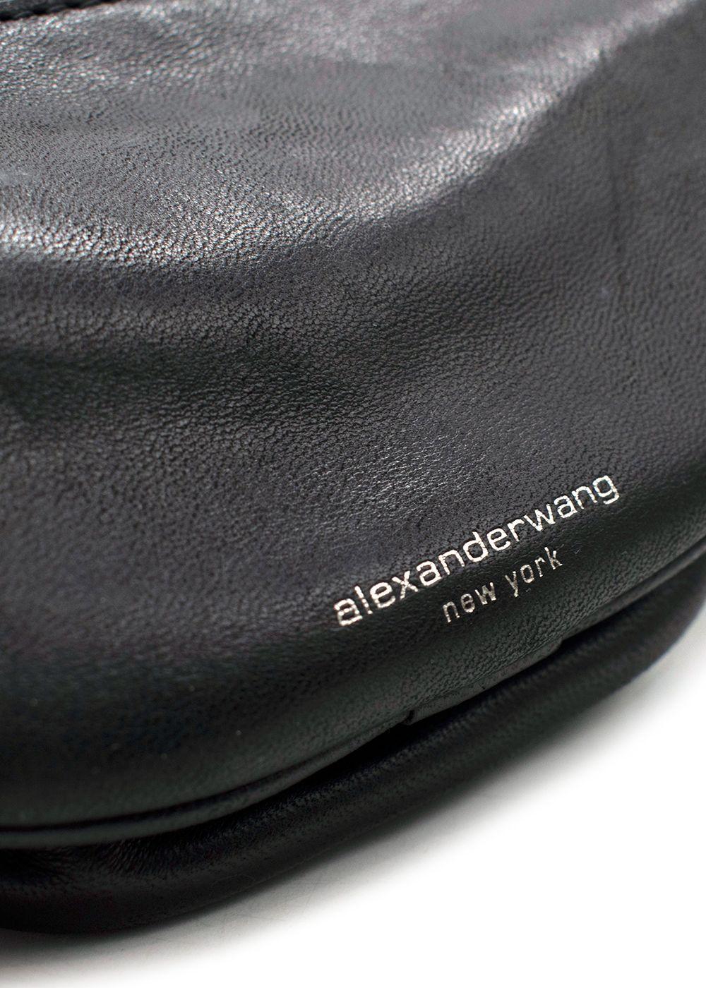 Alexander Wang Black Leather Mini Bum Bag