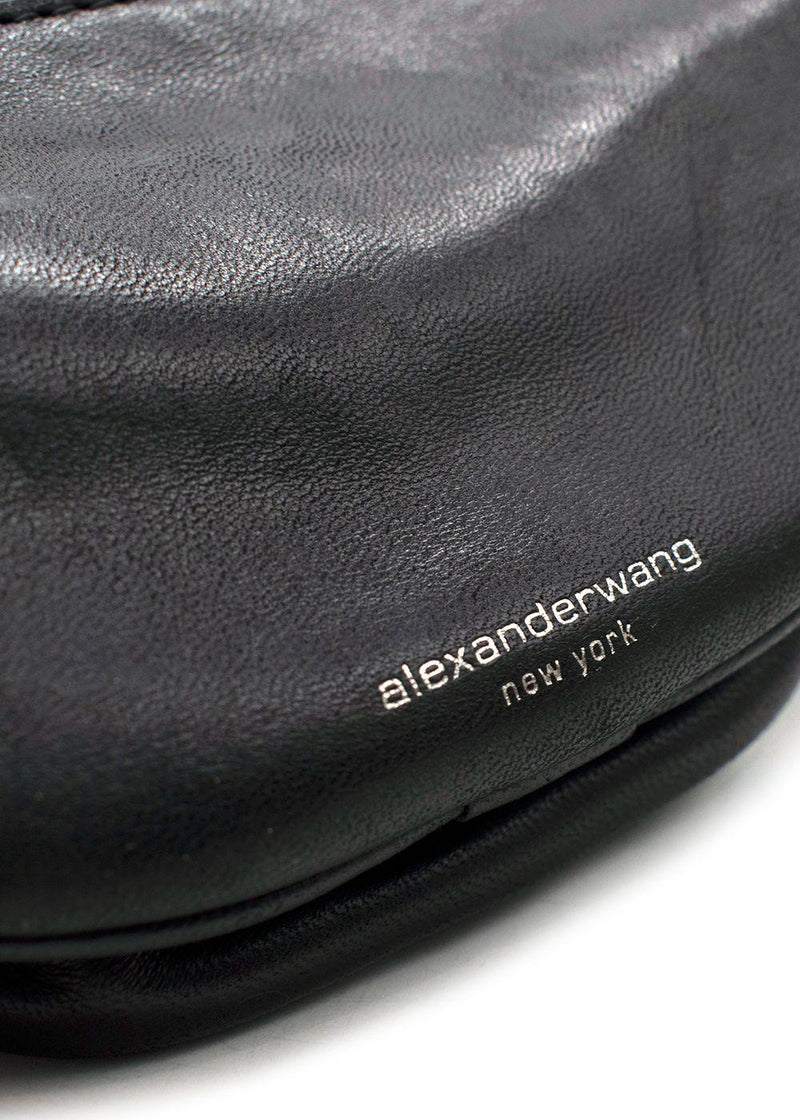 Alexander Wang Black Leather Mini Bum Bag