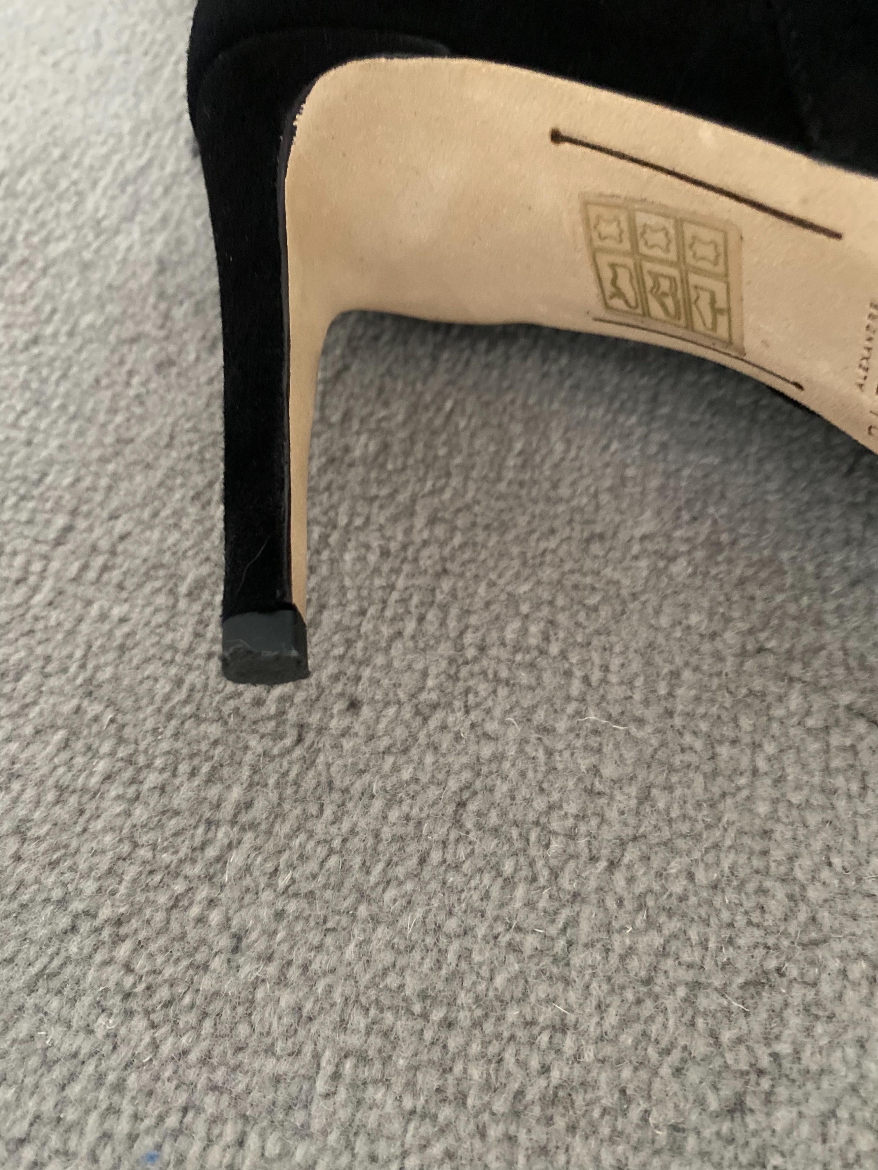 Black Shearling Cuff Heeled Long Boots