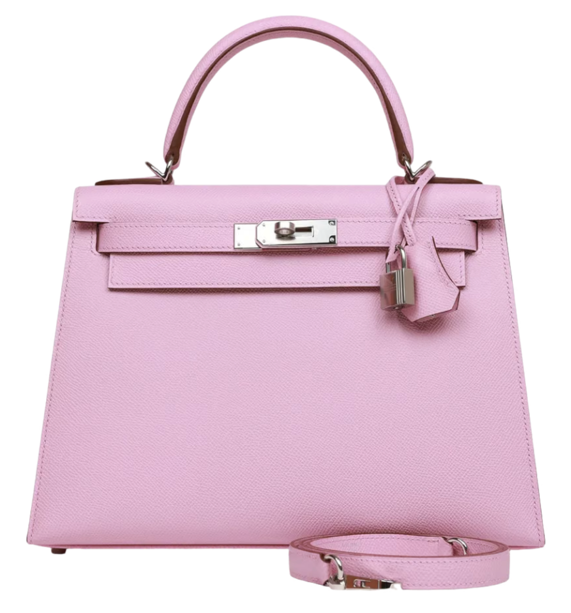 Hermès Kelly 28 Epsom Sellier Mauve Sylvestre