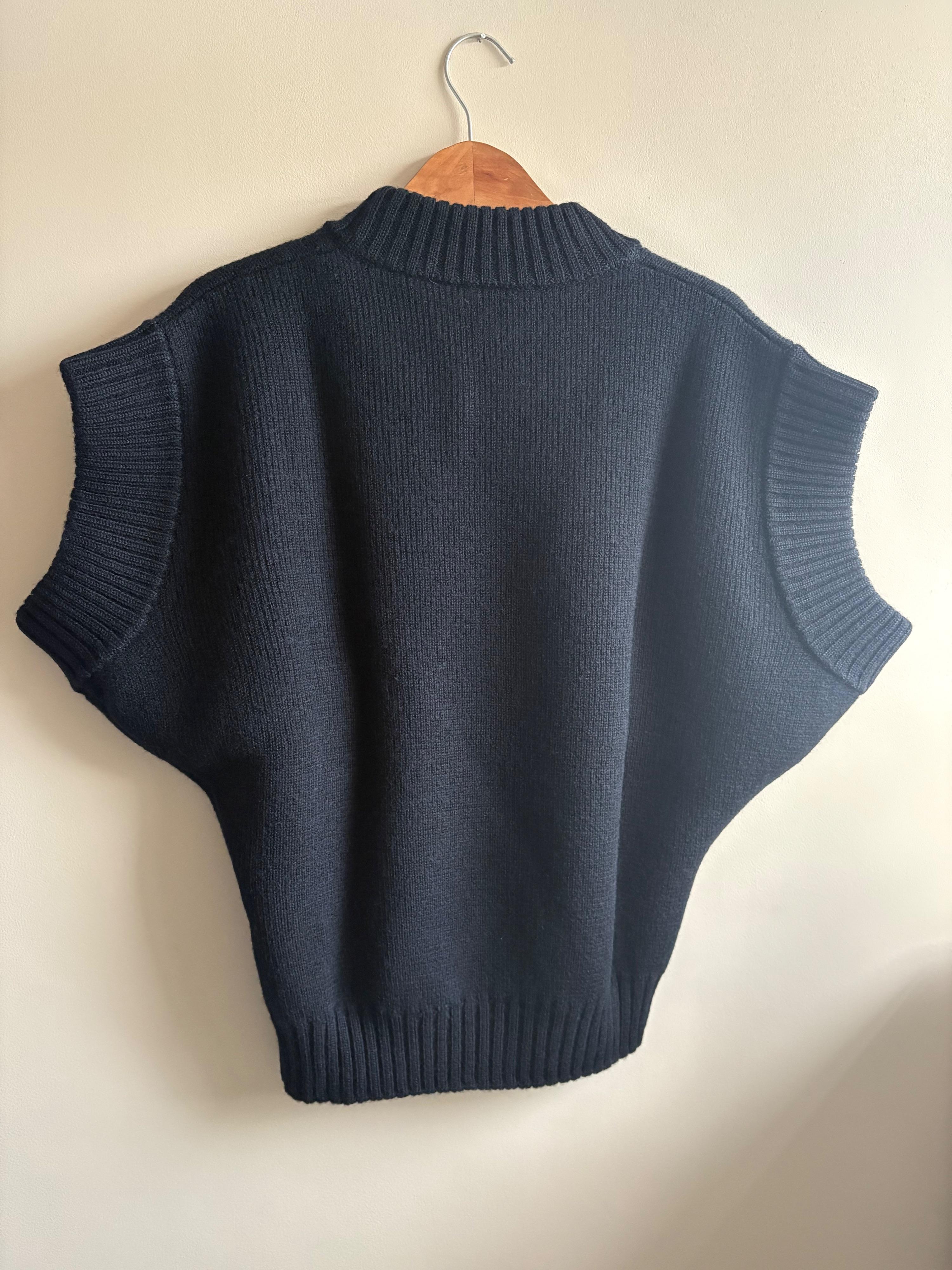 Bottega Veneta Black Knit Jumper