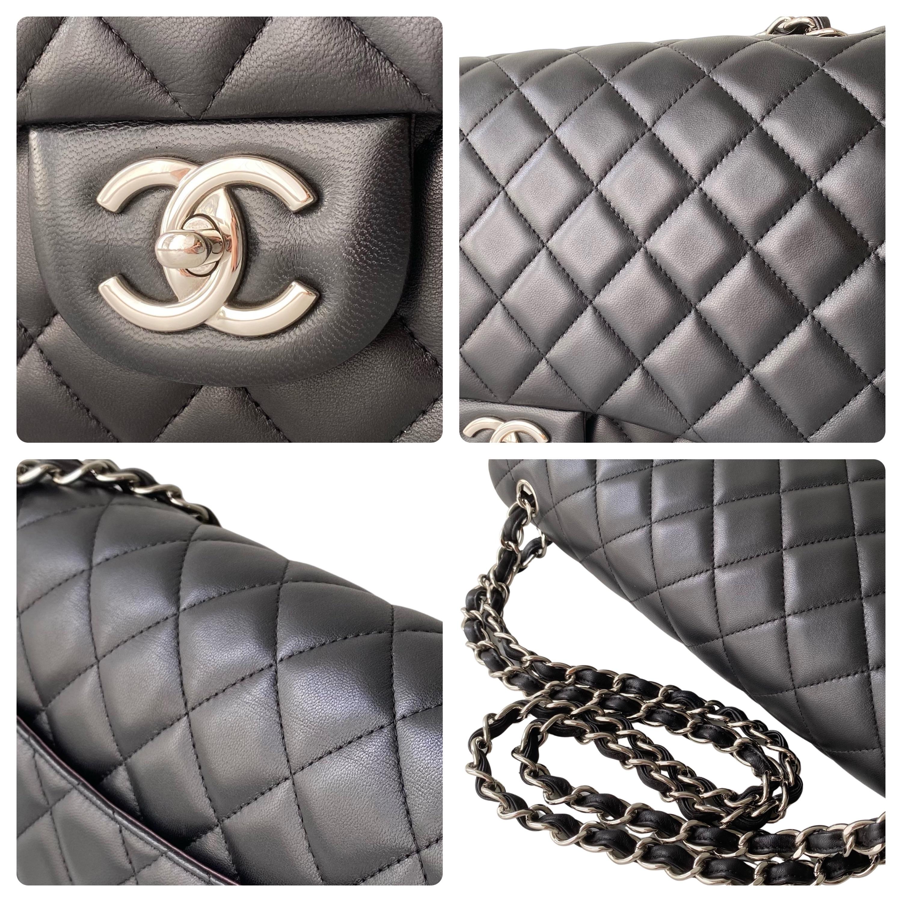 Maxi Lambskin Double Flap