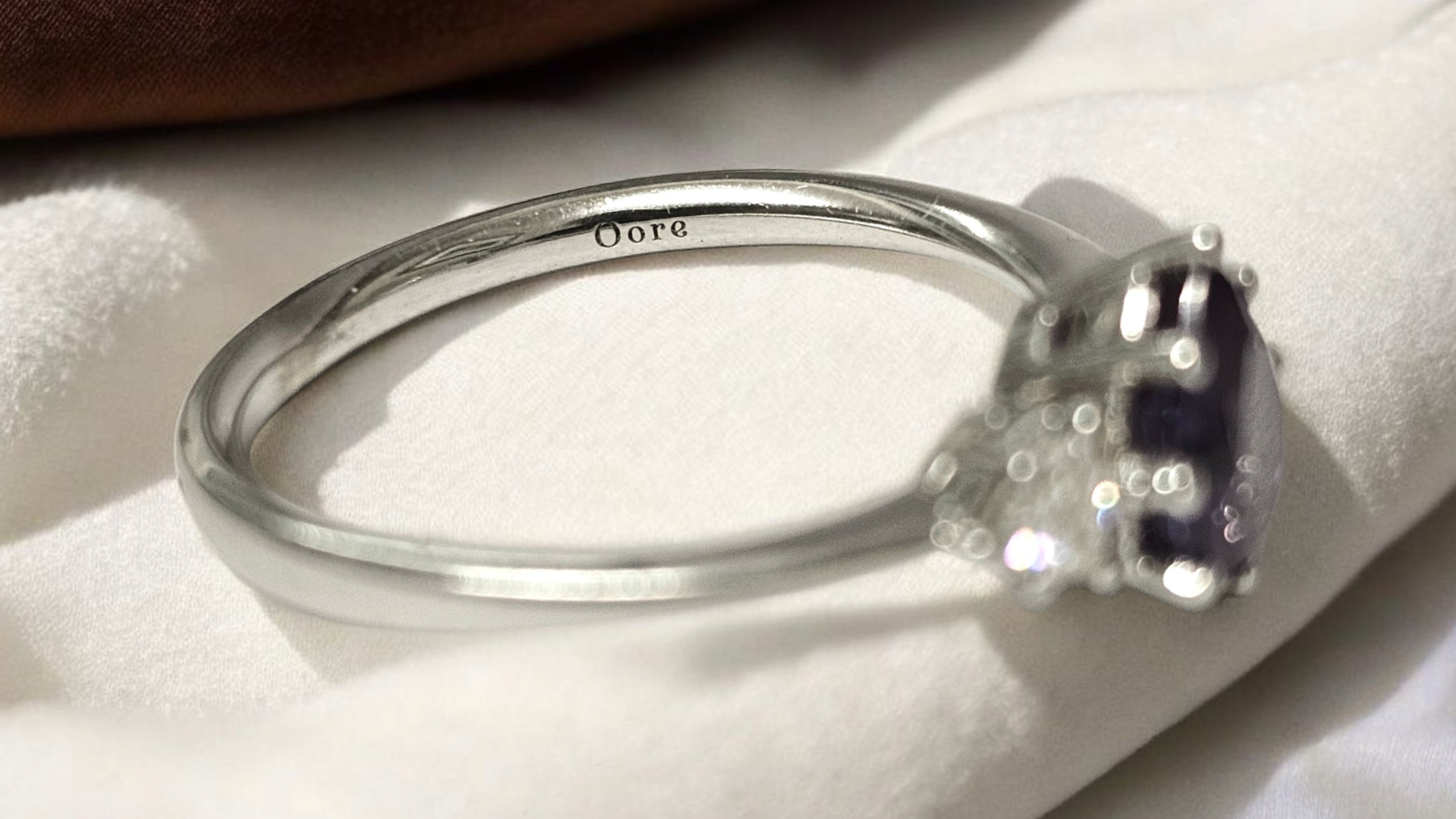 Bespoke Lab Created Alexandrite And Diamond Ring