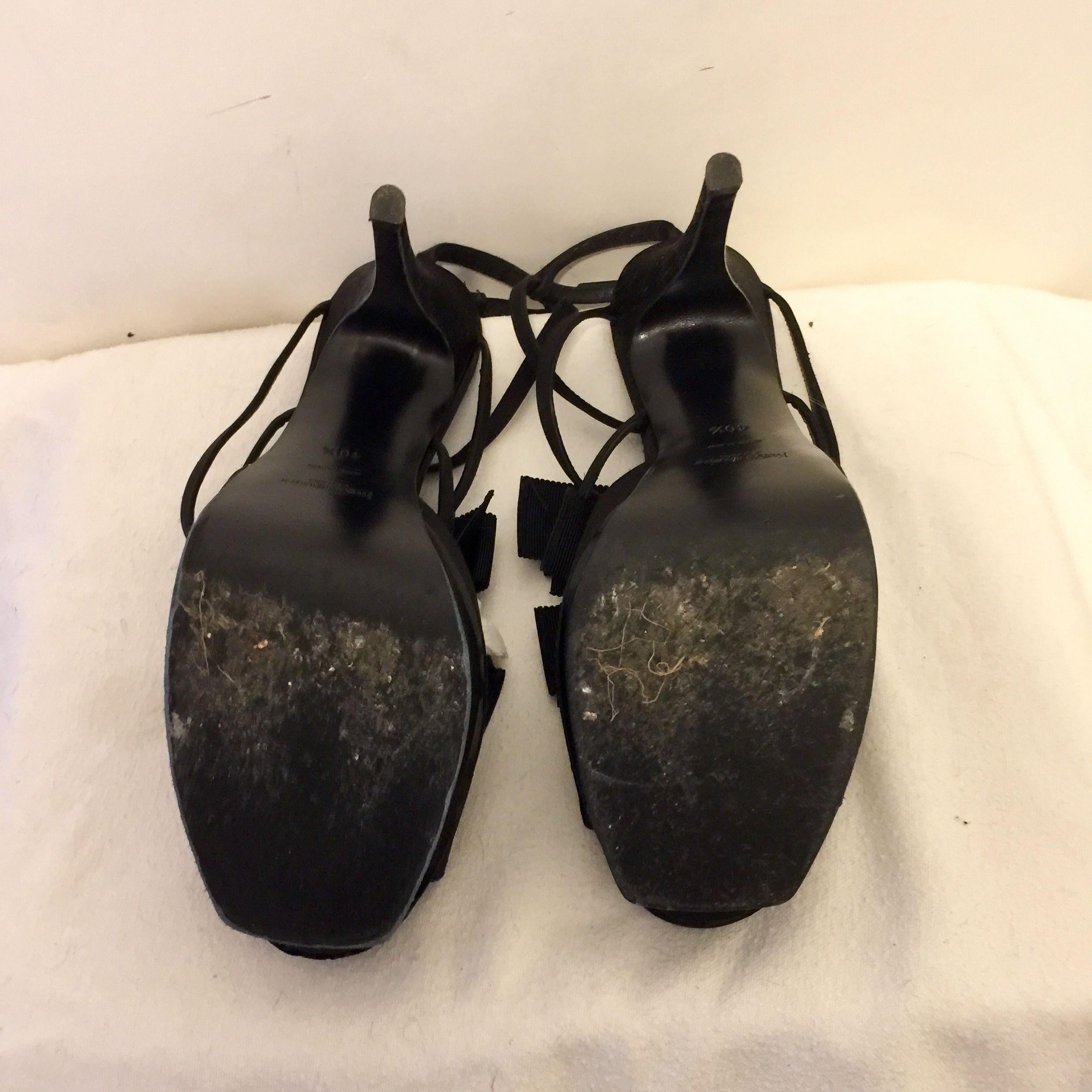 Vintage Satin & Grosgrain Tribute Sandals