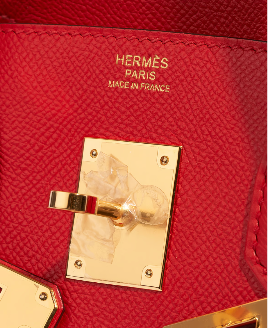 Hermès Birkin 30 Epsom Rouge De Coeur Gold-Tone Hardware