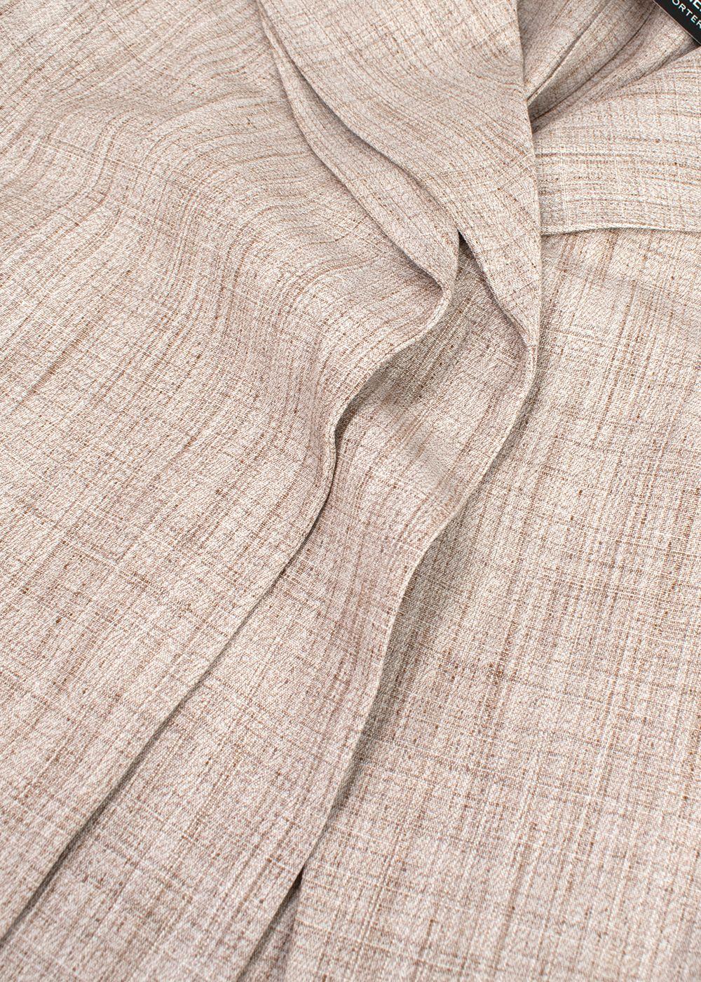 Victoria Beckham Beige Layered Vest