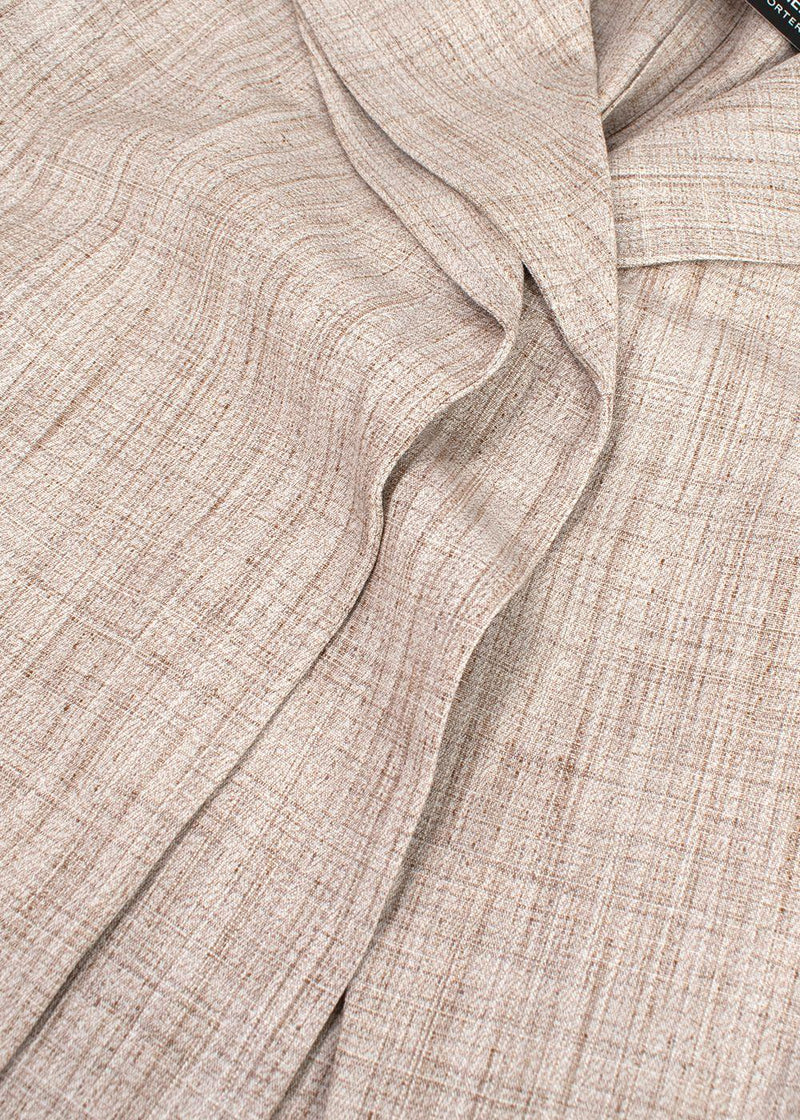 Victoria Beckham Beige Layered Vest