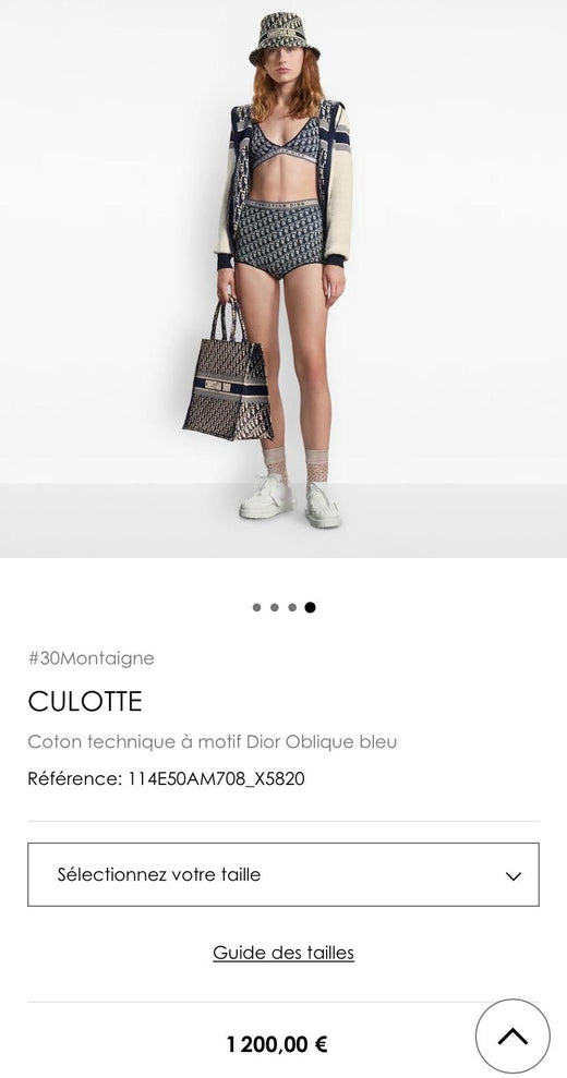 Dior Oblique Technical Cotton Shorts