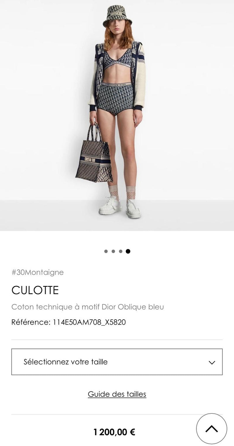 Dior Oblique Technical Cotton Shorts