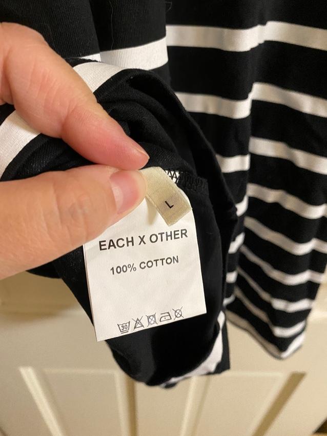 Each x Other Striped Embroidered T-Shirt