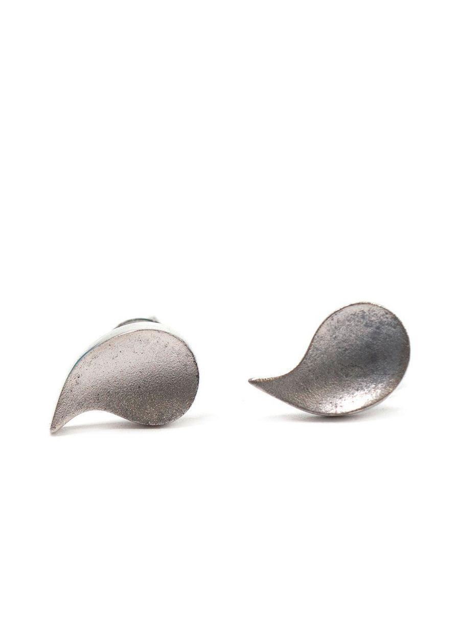 Maison Birks Silver Tear Drop Earrings