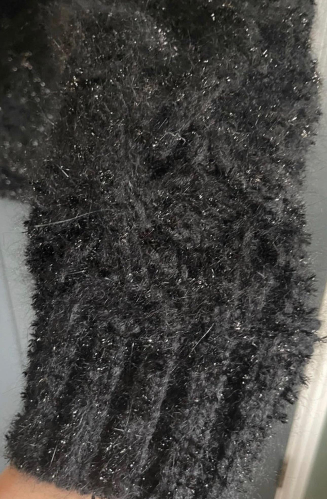 Dolce & Gabbana Heavy Knit Shimmery Wool Cardigan