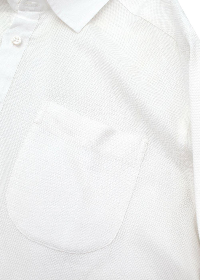 Tailormade White Cotton Polo Shirt