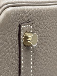 Hermes Etoupe Togo Birkin 30 With Receipt