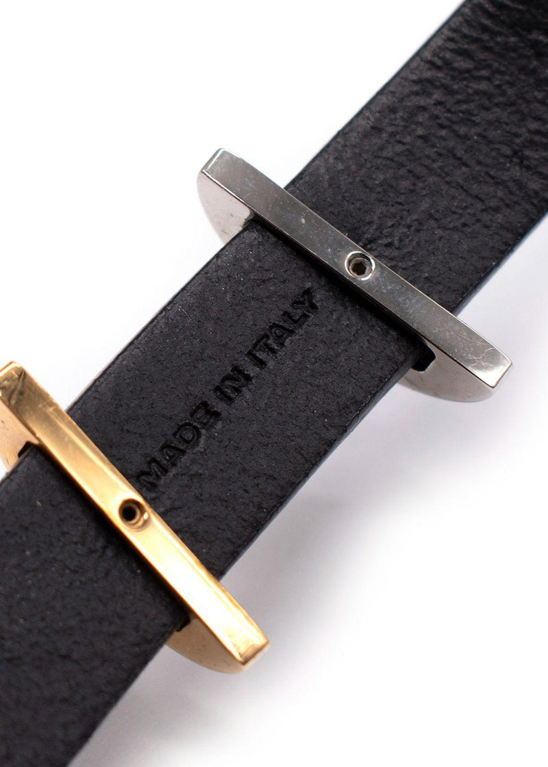 Fendi Metal Leather Headband