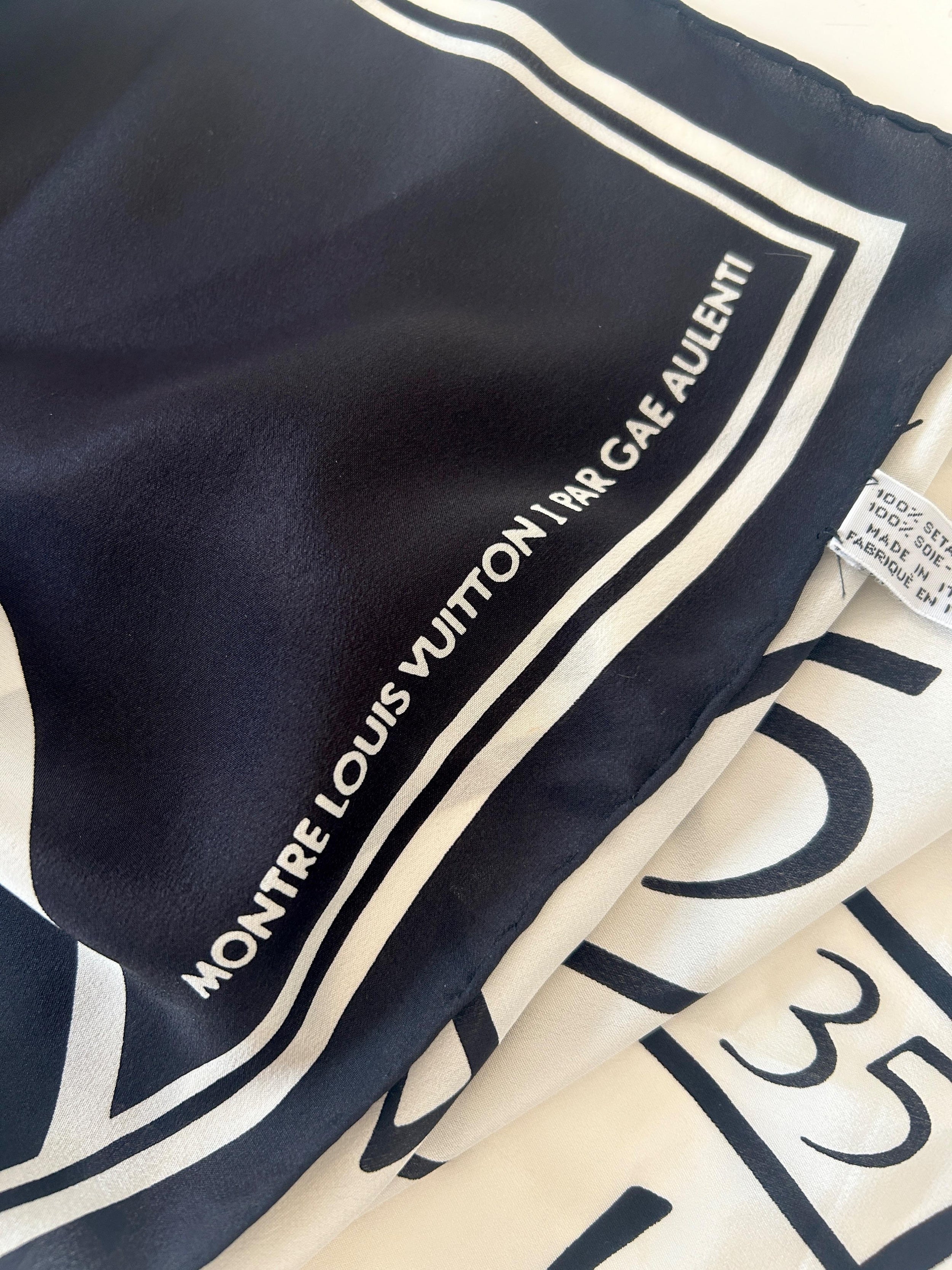 Louis Vuitton Limited Edition 'Le Temps Du Voyage' Silk Scarf