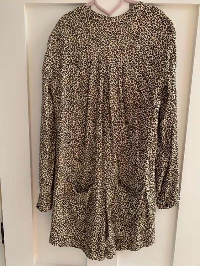 Bonpoint Leoaprd Print Kids XS Playsuit
