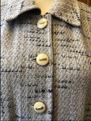 St John Tweed Wool Coat