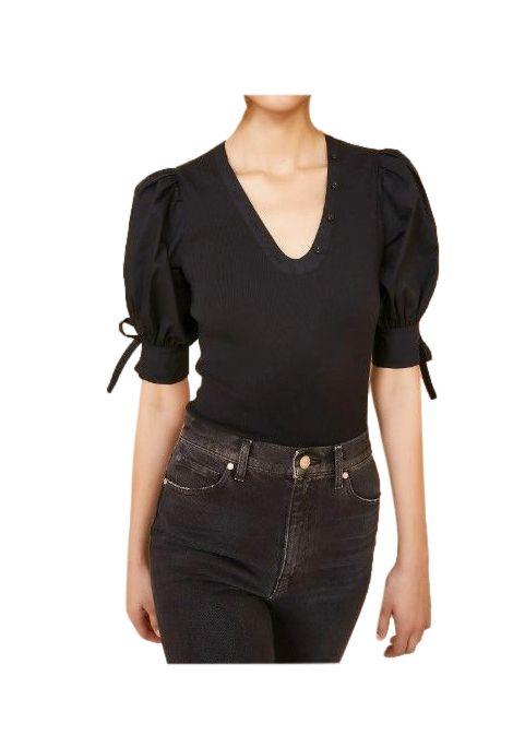 Ribbed Cotton Pia Top