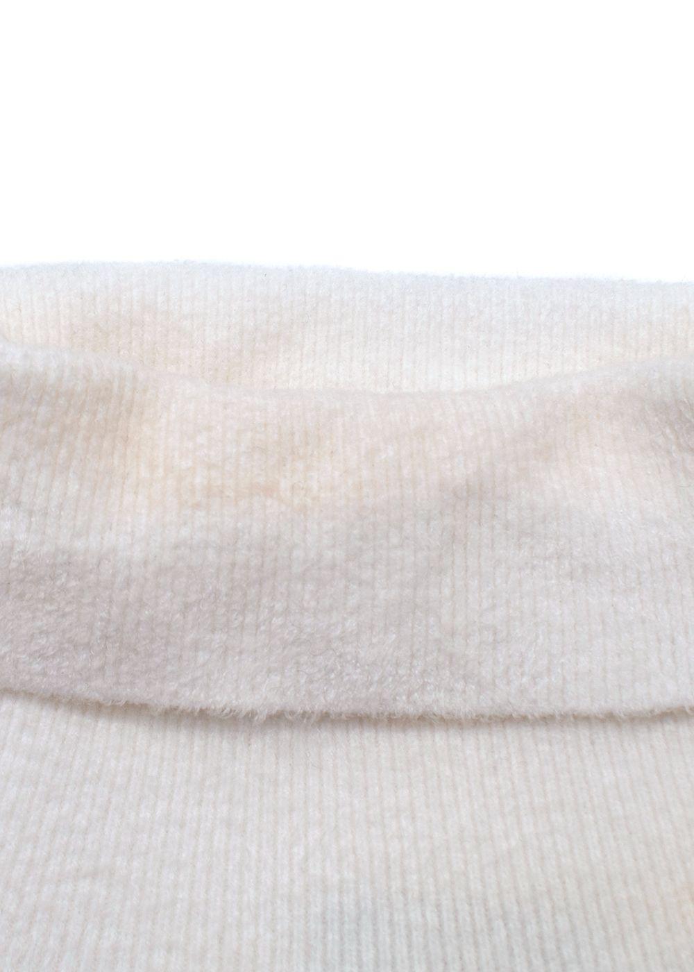 Chanel Faux Pearly and Crystal CC  Short Sleeved Ribbed Knit Top