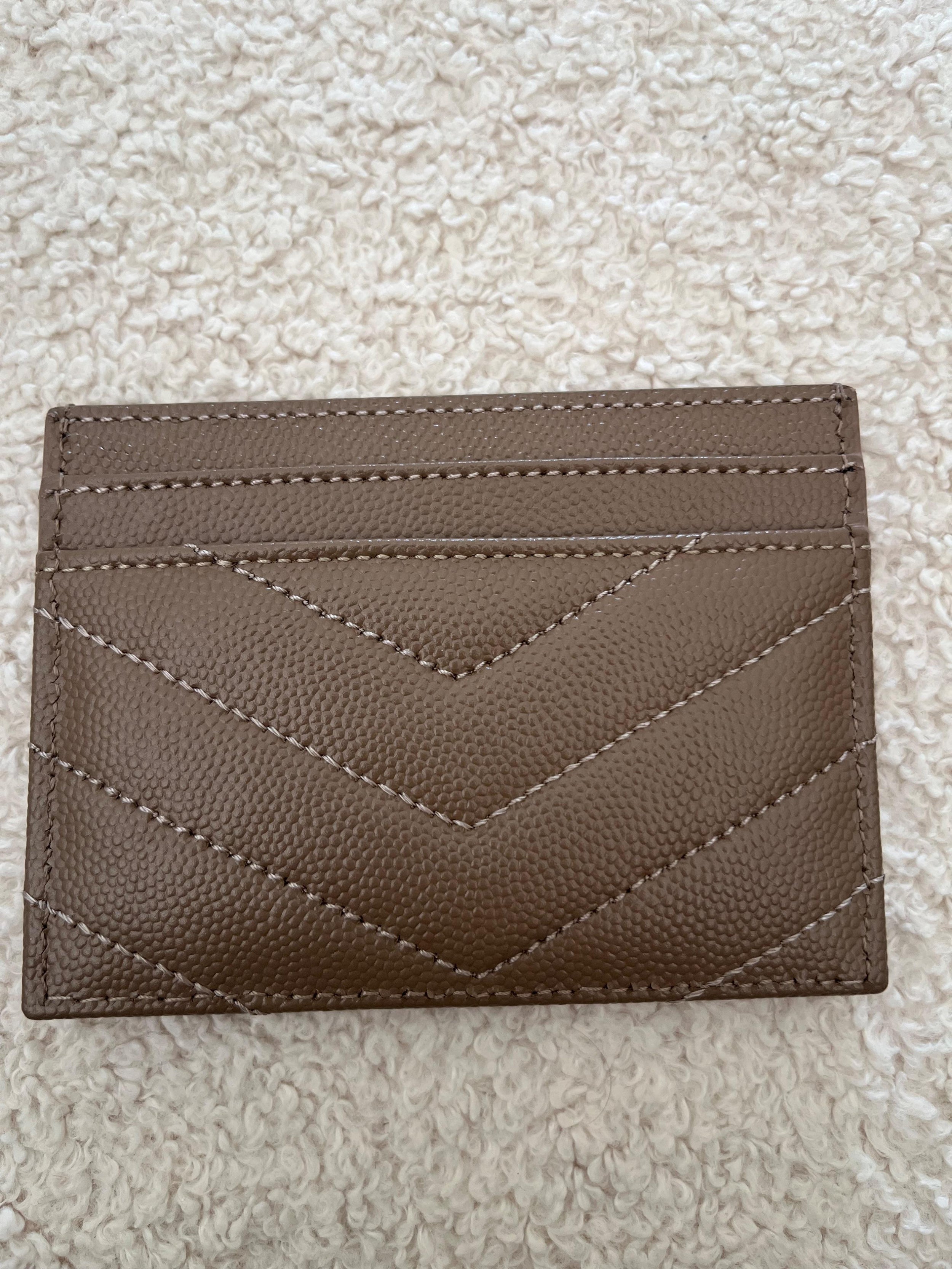 Saint Laurent Leather Card Holder
