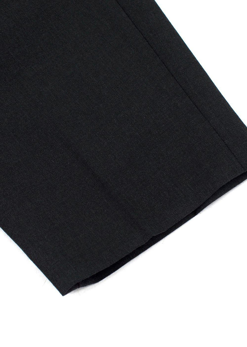 Brunello Cucinelli Charcoal Grey Trousers with Signature Embellishment