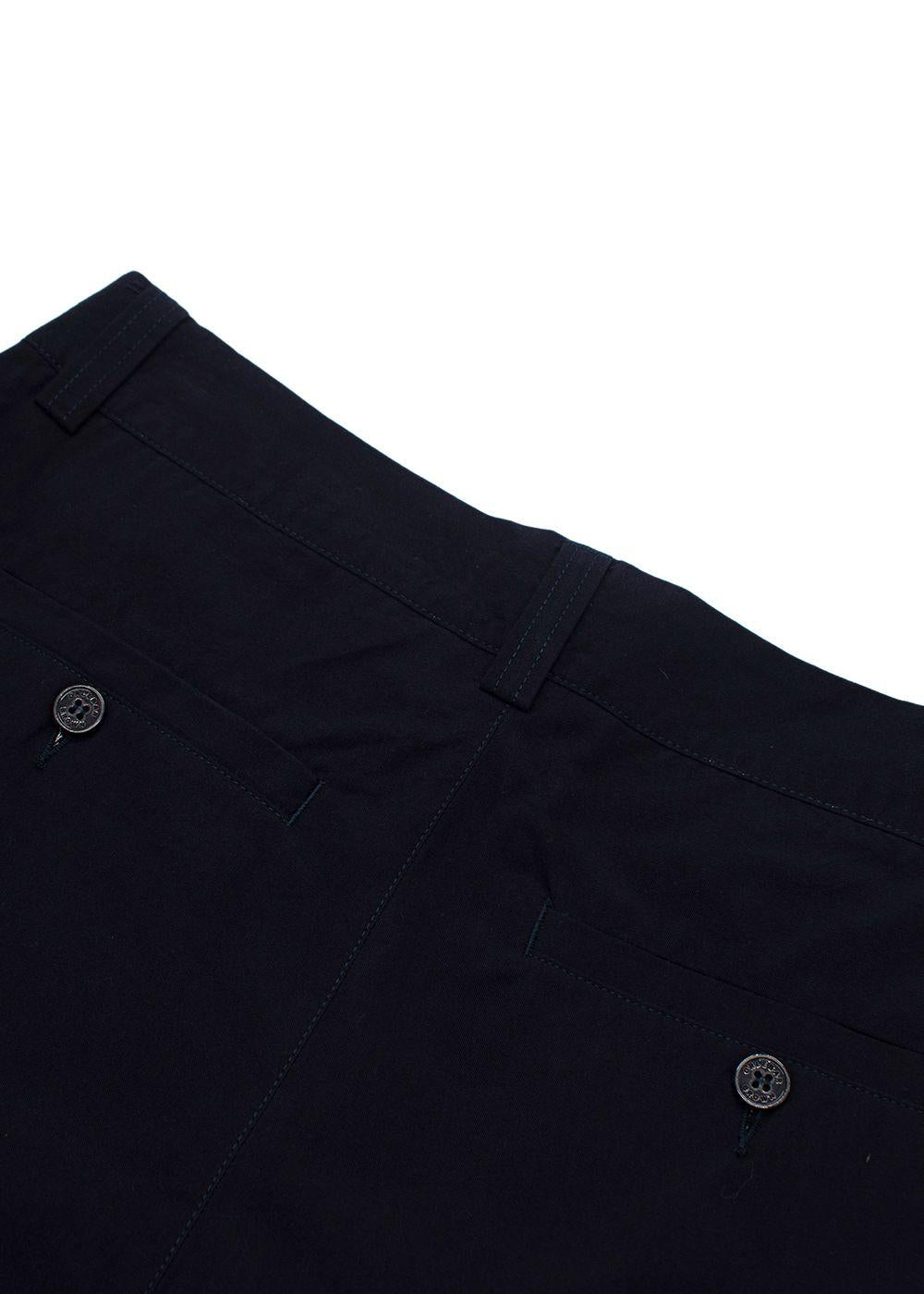 Orlebar Brown Navy Cotton Trousers